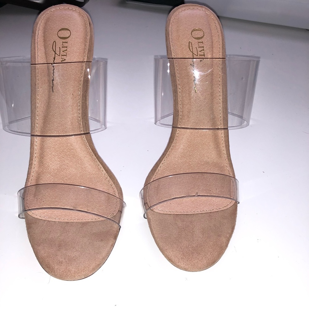 COPY - Clear Mule Heels